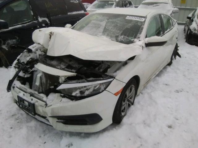 2HGFC2F50GH508346 - 2016 HONDA CIVIC LX WHITE photo 2