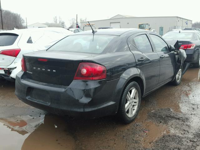 1C3CDZCB6EN237836 - 2014 DODGE AVENGER SX BLACK photo 4