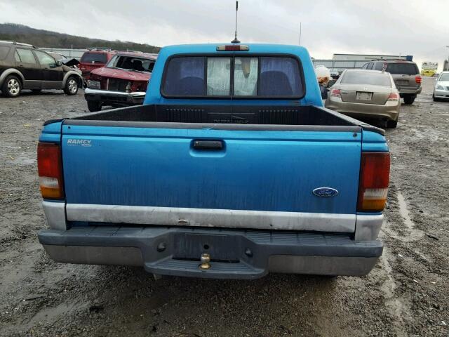 1FTCR10A2PTA52319 - 1993 FORD RANGER BLUE photo 6