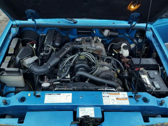 1FTCR10A2PTA52319 - 1993 FORD RANGER BLUE photo 7