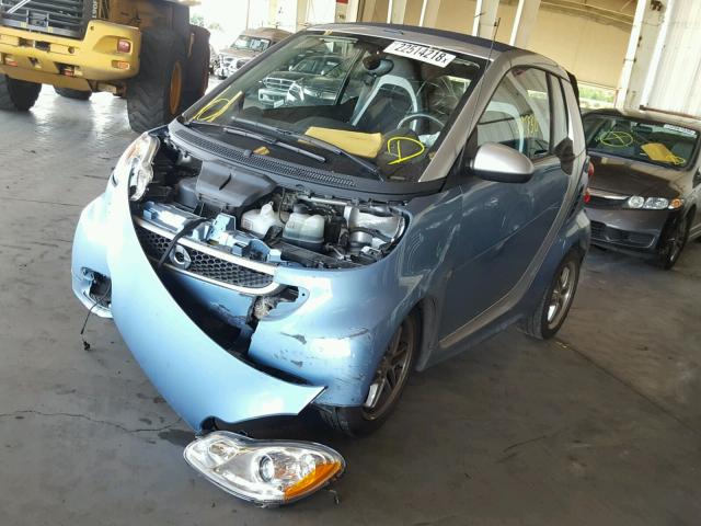 WMEEK3BA2FK797714 - 2015 SMART FORTWO PAS 蓝色 照片 2