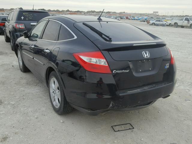 5J6TF1H52CL004565 - 2012 HONDA CROSSTOUR BLACK photo 3