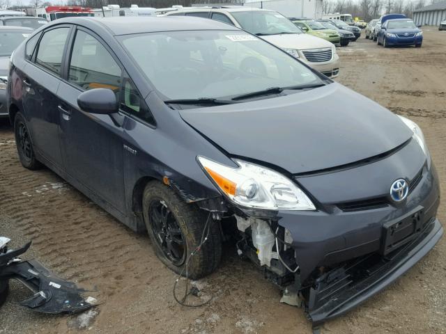 JTDKN3DU3E1781042 - 2014 TOYOTA PRIUS BLACK photo 1