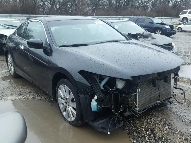 1HGCS21869A005820 - 2009 HONDA ACCORD EXL BLACK photo 1