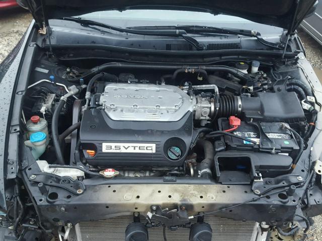 1HGCS21869A005820 - 2009 HONDA ACCORD EXL BLACK photo 7