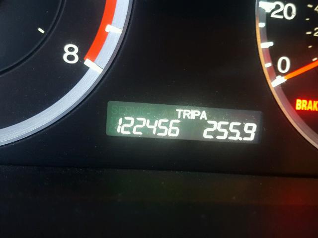 1HGCS21869A005820 - 2009 HONDA ACCORD EXL BLACK photo 8