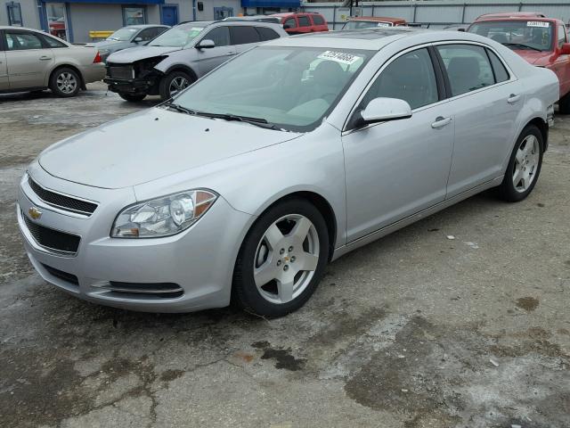 1G1ZD5E74AF206380 - 2010 CHEVROLET MALIBU 2LT SILVER photo 2