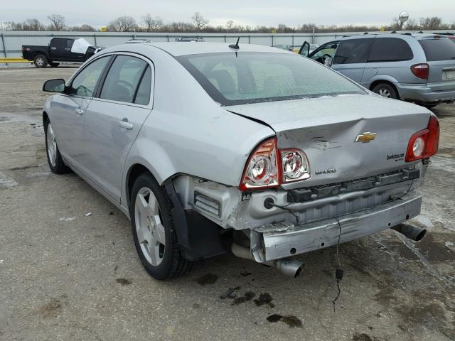 1G1ZD5E74AF206380 - 2010 CHEVROLET MALIBU 2LT SILVER photo 3
