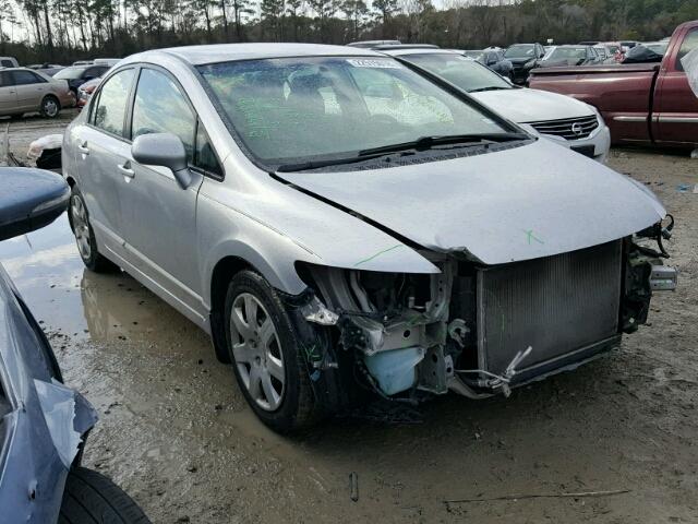 1HGFA16598L102280 - 2008 HONDA CIVIC LX SILVER photo 1