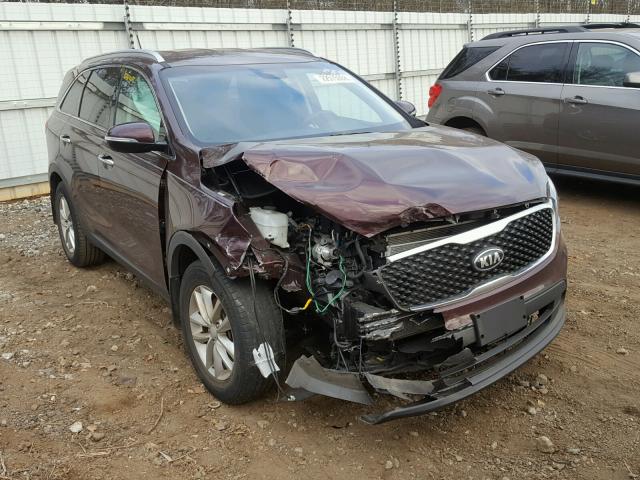 5XYPG4A34GG128580 - 2016 KIA SORENTO LX BLACK photo 1