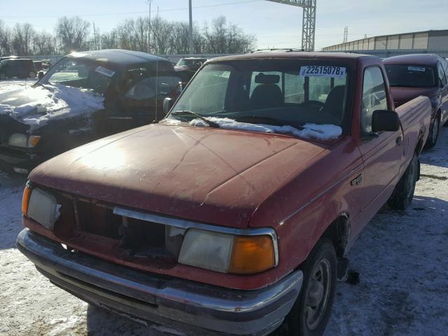 1FTCR10A1VUC96647 - 1997 FORD RANGER RED photo 2