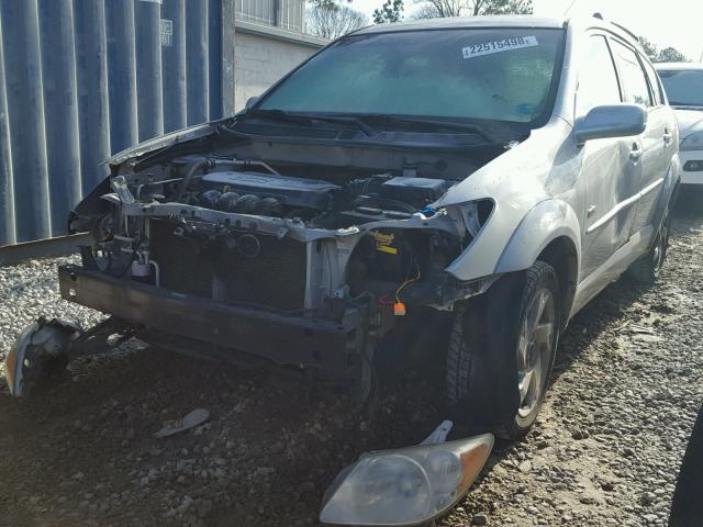 5Y2SL63895Z426230 - 2005 PONTIAC VIBE SILVER photo 2