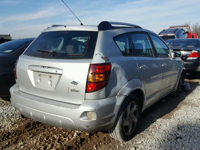 5Y2SL63895Z426230 - 2005 PONTIAC VIBE SILVER photo 4