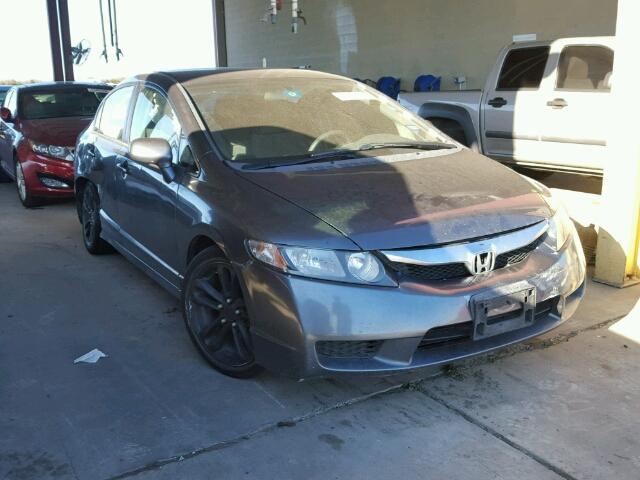 2HGFA16529H368903 - 2009 HONDA CIVIC LX GRAY photo 1