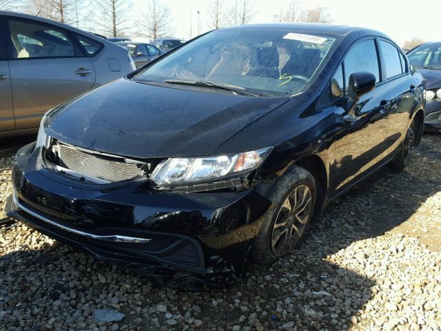 19XFB2F85FE004316 - 2015 HONDA CIVIC EX BLACK photo 2