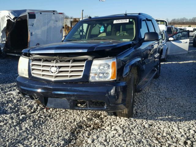 1GYEK63N34R122857 - 2004 CADILLAC ESCALADE L BLUE photo 2