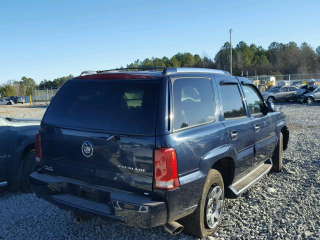 1GYEK63N34R122857 - 2004 CADILLAC ESCALADE L BLUE photo 4