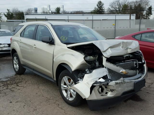 1GNALAEK9FZ145075 - 2015 CHEVROLET EQUINOX LS TAN photo 1