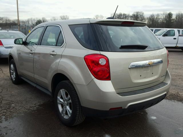 1GNALAEK9FZ145075 - 2015 CHEVROLET EQUINOX LS TAN photo 3