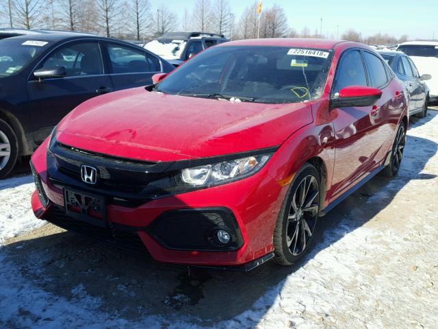 SHHFK7H43HU208227 - 2017 HONDA CIVIC SPOR RED photo 2