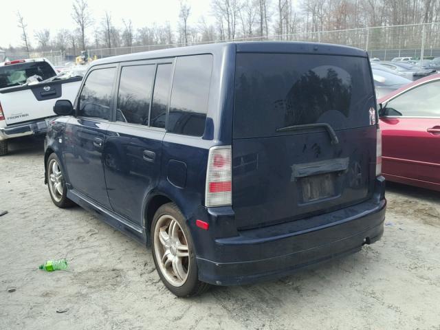 JTLKT324150170039 - 2005 TOYOTA SCION XB BLUE photo 3