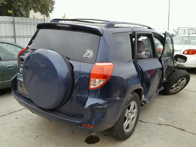 JTMZD33VX75074043 - 2007 TOYOTA RAV4 BLUE photo 4