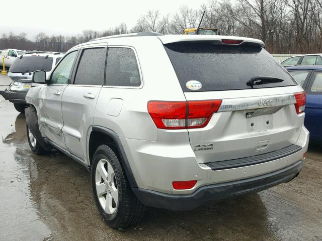 1J4RR4GG5BC544075 - 2011 JEEP GRAND CHER SILVER photo 3