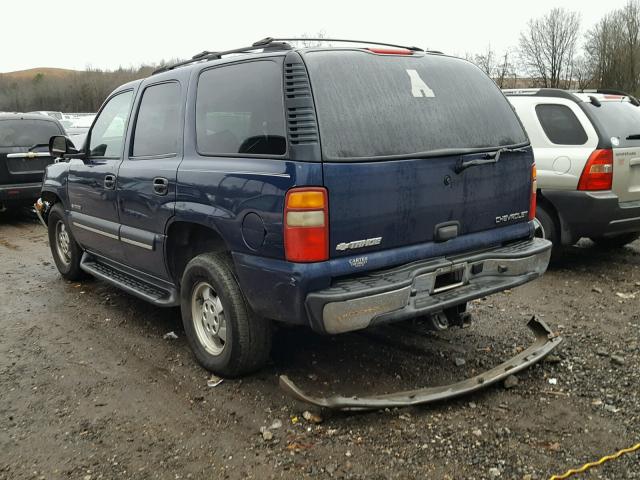 1GNEC13Z63R283900 - 2003 CHEVROLET TAHOE C150 BLUE photo 3