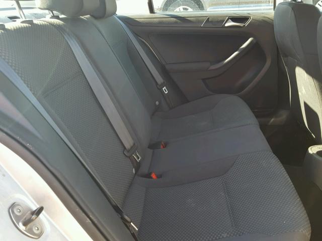 3VW1K7AJXBM023152 - 2011 VOLKSWAGEN JETTA BASE 银色 照片 6