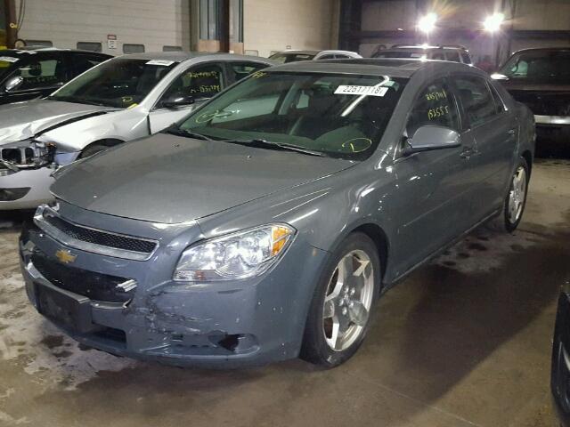 1G1ZJ57789F219019 - 2009 CHEVROLET MALIBU 2LT GRAY photo 2