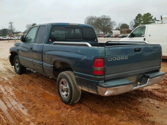 3B7HC13Z0WG133937 - 1998 DODGE RAM 1500 GREEN photo 3