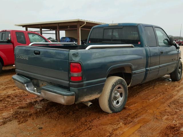 3B7HC13Z0WG133937 - 1998 DODGE RAM 1500 GREEN photo 4