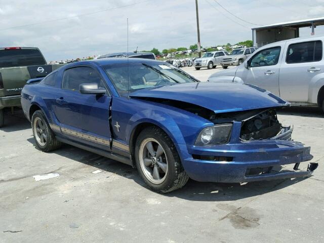 1ZVFT80NX65145504 - 2006 FORD MUSTANG BLUE photo 1