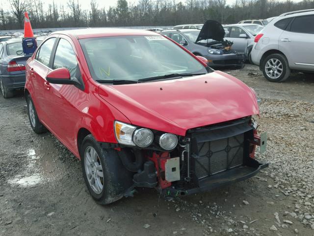 1G1JC5SH0E4195344 - 2014 CHEVROLET SONIC LT RED photo 1