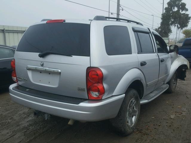 1D8HD58D05F517641 - 2005 DODGE DURANGO LI SILVER photo 4