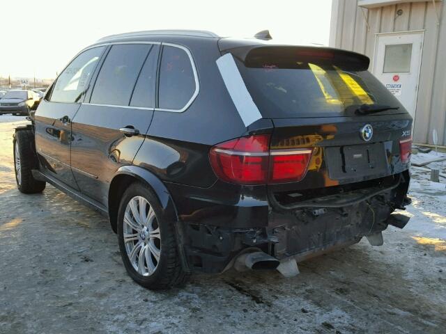 5UXZV8C50DL892574 - 2013 BMW X5 XDRIVE5 BLACK photo 3