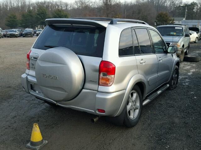 JTEHH20V236081115 - 2003 TOYOTA RAV4 SILVER photo 4