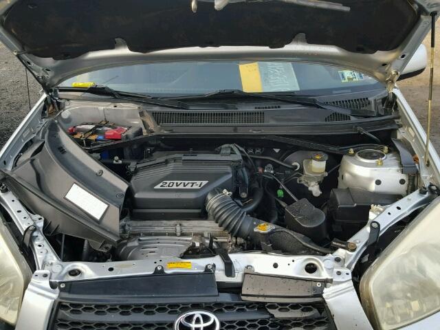 JTEHH20V236081115 - 2003 TOYOTA RAV4 SILVER photo 7