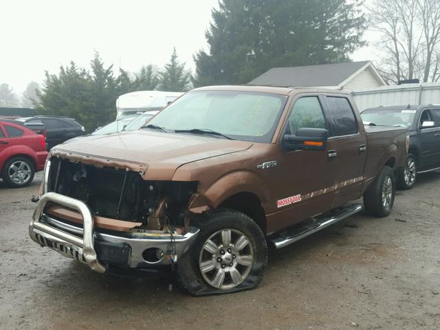 1FTFW1EF9BFA32263 - 2011 FORD F150 SUPER BROWN photo 2