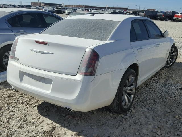 2C3CCABG8EH320999 - 2014 CHRYSLER 300 S WHITE photo 4