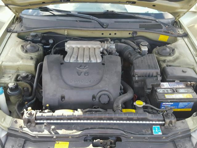 KMHWF35V8YA269833 - 2000 HYUNDAI SONATA GLS GREEN photo 7