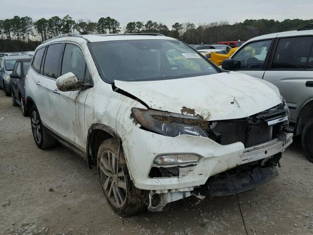 5FNYF6H07HB028027 - 2017 HONDA PILOT ELIT WHITE photo 1