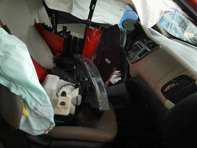 KNADM4A3XF6441496 - 2015 KIA RIO LX Կարմիր լուսանկար 5