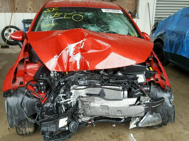 KNADM4A3XF6441496 - 2015 KIA RIO LX Կարմիր լուսանկար 7
