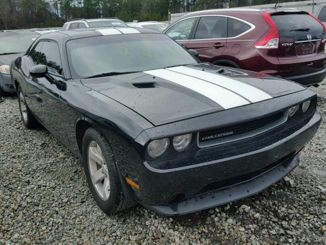 2C3CDYAG2DH524347 - 2013 DODGE CHALLENGER BLACK photo 1