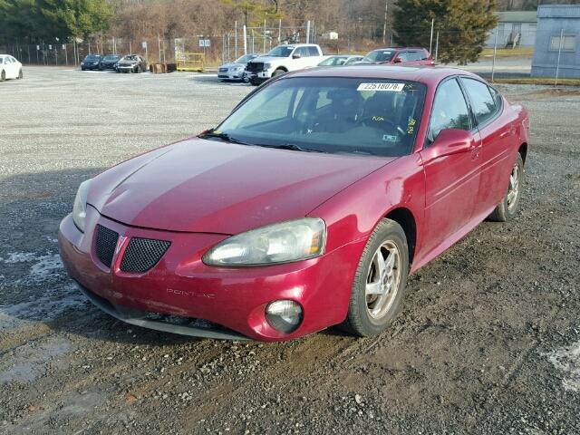 2G2WS522641374692 - 2004 PONTIAC GRAND PRIX RED photo 2