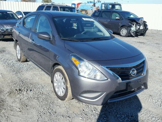 3N1CN7AP9GL841298 - 2016 NISSAN VERSA S CHARCOAL photo 1