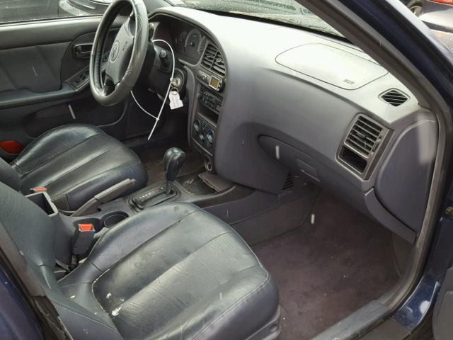 KMHDN55D82U056724 - 2002 HYUNDAI ELANTRA GL BLUE photo 5