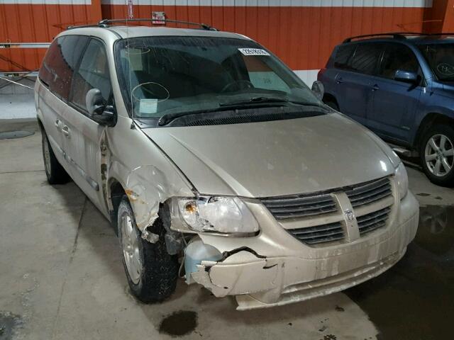 1D4GP24R47B233489 - 2007 DODGE GRAND CARA GOLD photo 1