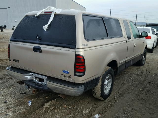 1FTDX17W0VKB73784 - 1997 FORD F150 TAN photo 4